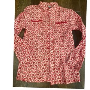 Papo d’Angola girls high end button down shirt western euc